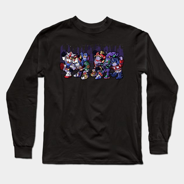 Where the Wild Mechs Are Long Sleeve T-Shirt by PrimePremne